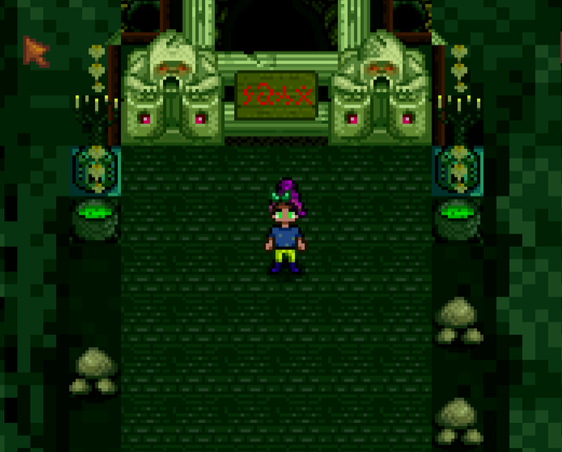 Inside the Jungle Temple.